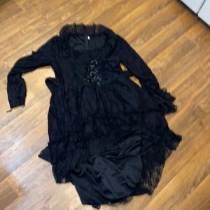 Black emo/funeral dress